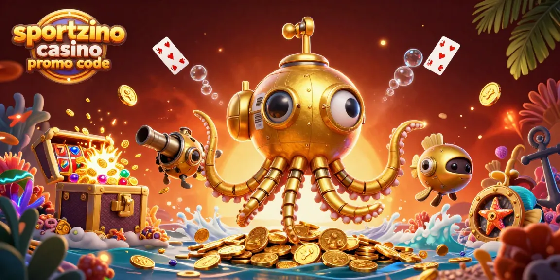 Win big with Sportzino casino promo code while exploring this vibrant underwater casino scene.