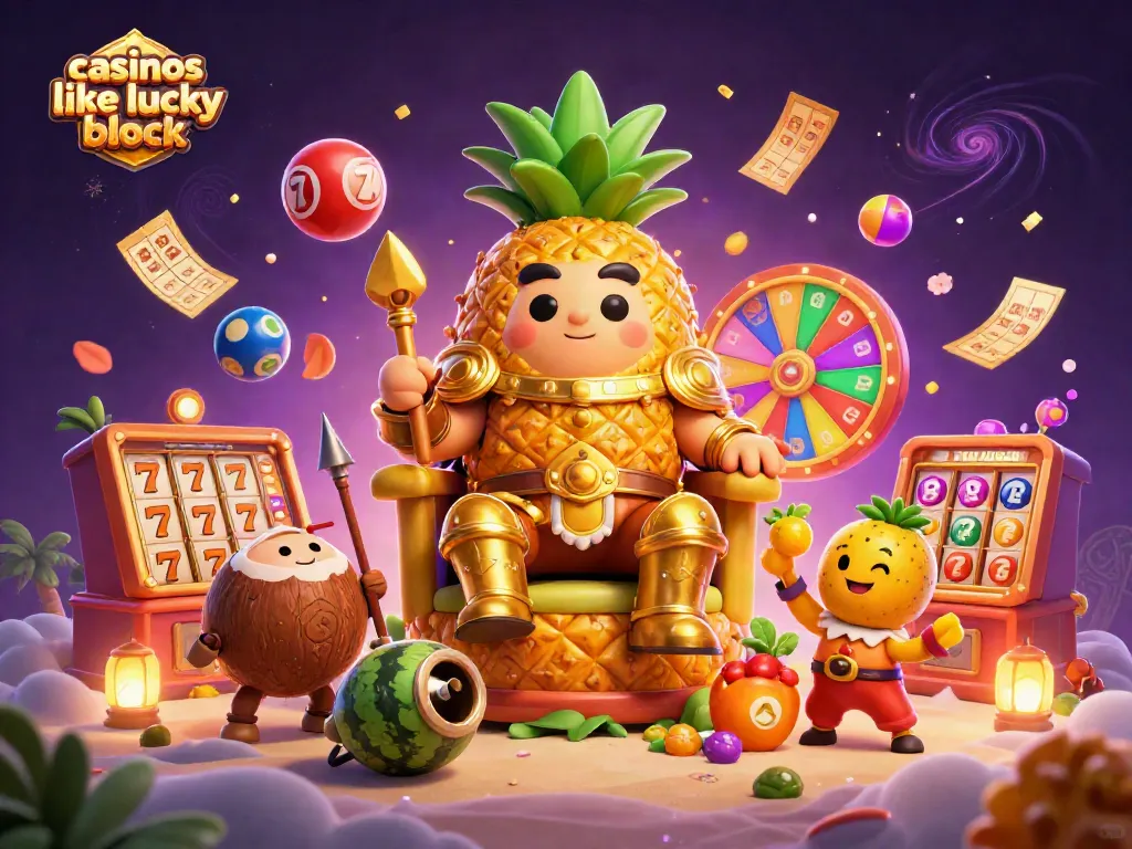 Experience thrilling gaming action at casinos like lucky block with vibrant characters and dynamic elements.
