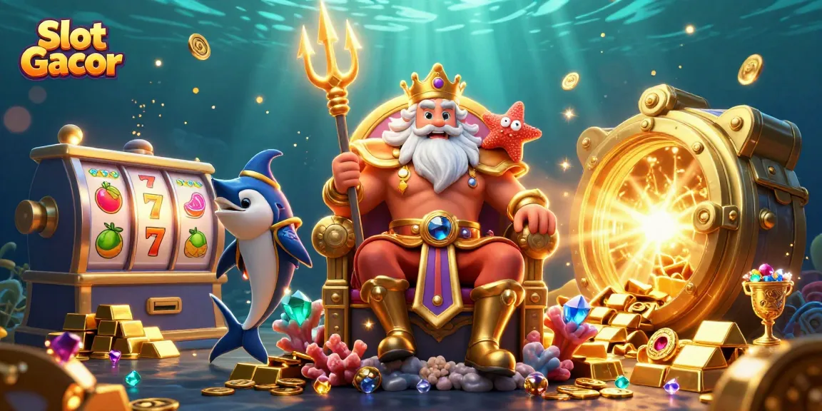 Experience Slot Gacor excitement with spinning reels, vibrant gems, and animated characters.