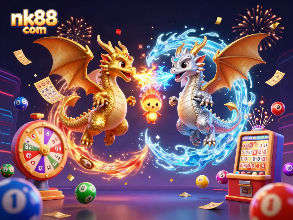 Engage in excitement with nk88 com amid colorful game elements and thrilling celebratory effects.