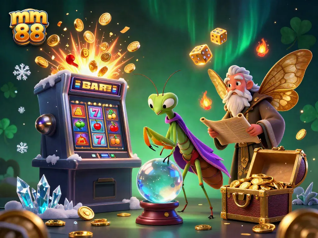 Experience thrilling gaming adventures at mm 88 with vibrant slot machines and 3D characters.