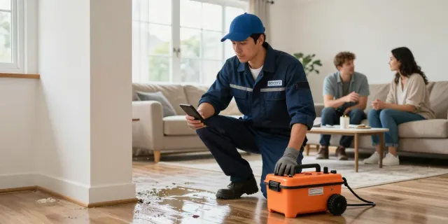 Professional water damage repair contractor providing community service in Washington for reliable restoration.
