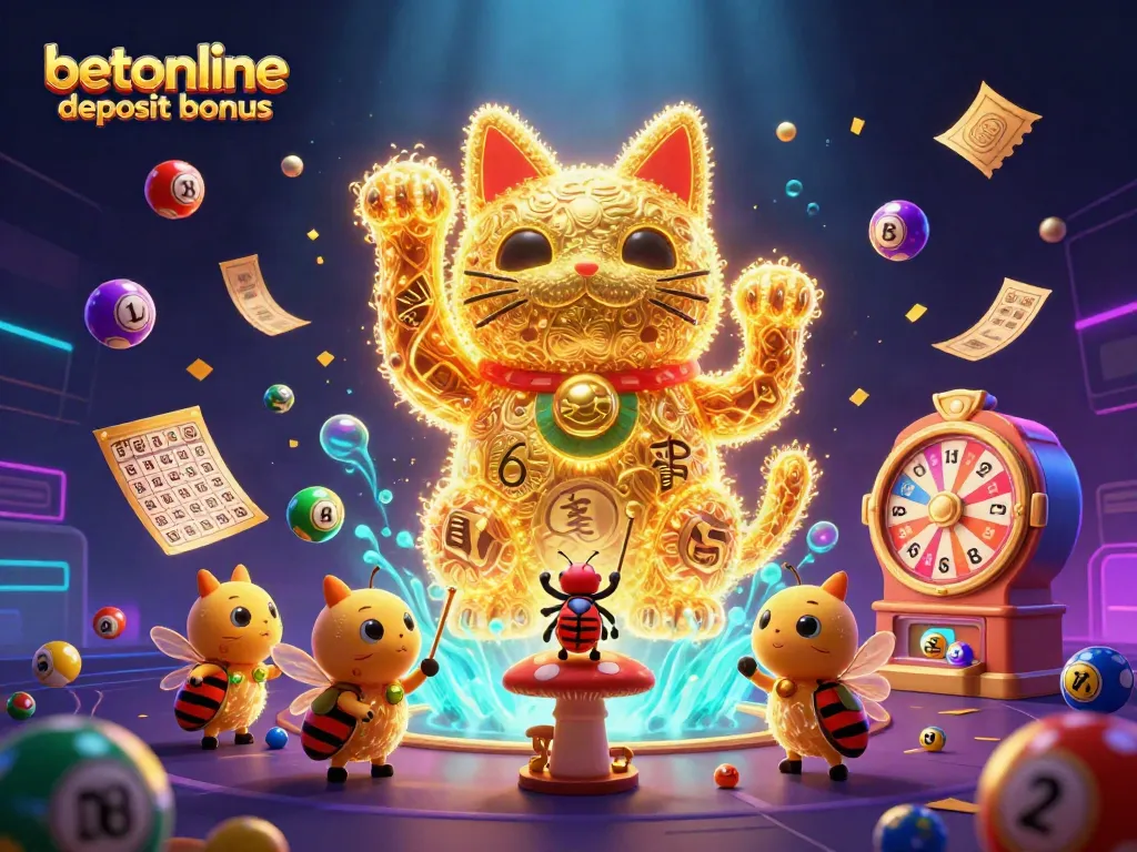 Activate your luck with the betonline deposit bonus and enjoy vibrant casino symbols in action.