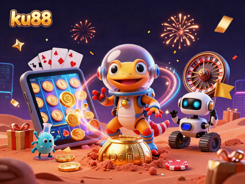 ku88 players enjoy vibrant 3D casino adventure with golden rewards and dynamic gaming elements