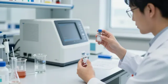 AOD-9604 for sale displayed in a research laboratory, showcasing quality and authenticity.