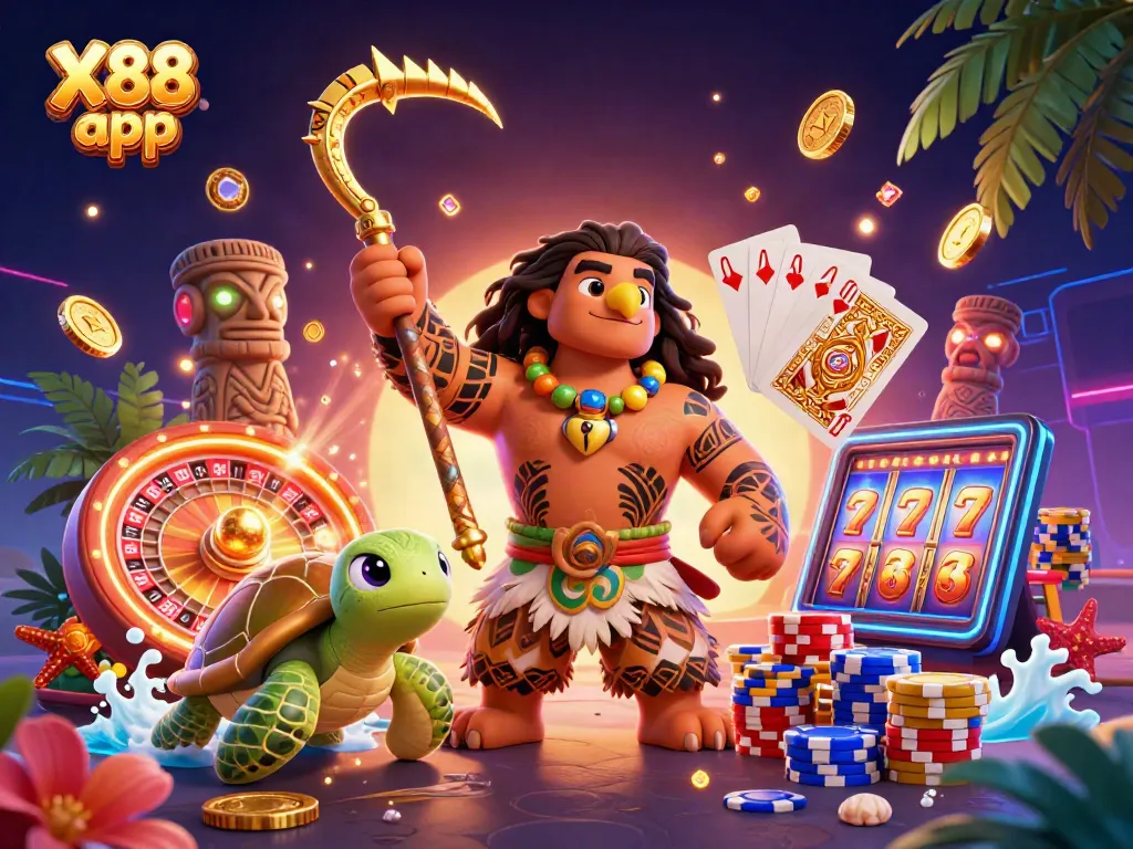 Play exciting games with the X88 app, featuring diverse themes and winning opportunities.
