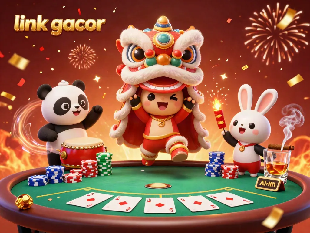 Experience the thrill of link gacor with vibrant casino action featuring lucky characters and dynamic elements.